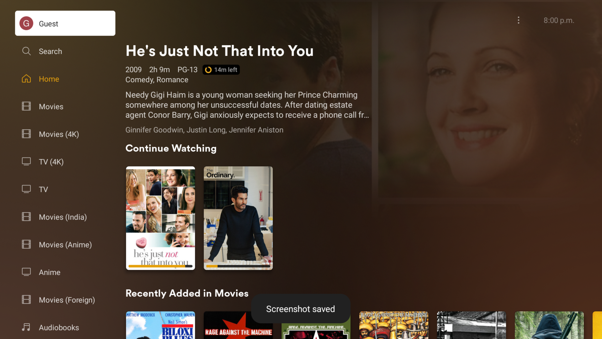 User Navigation Item